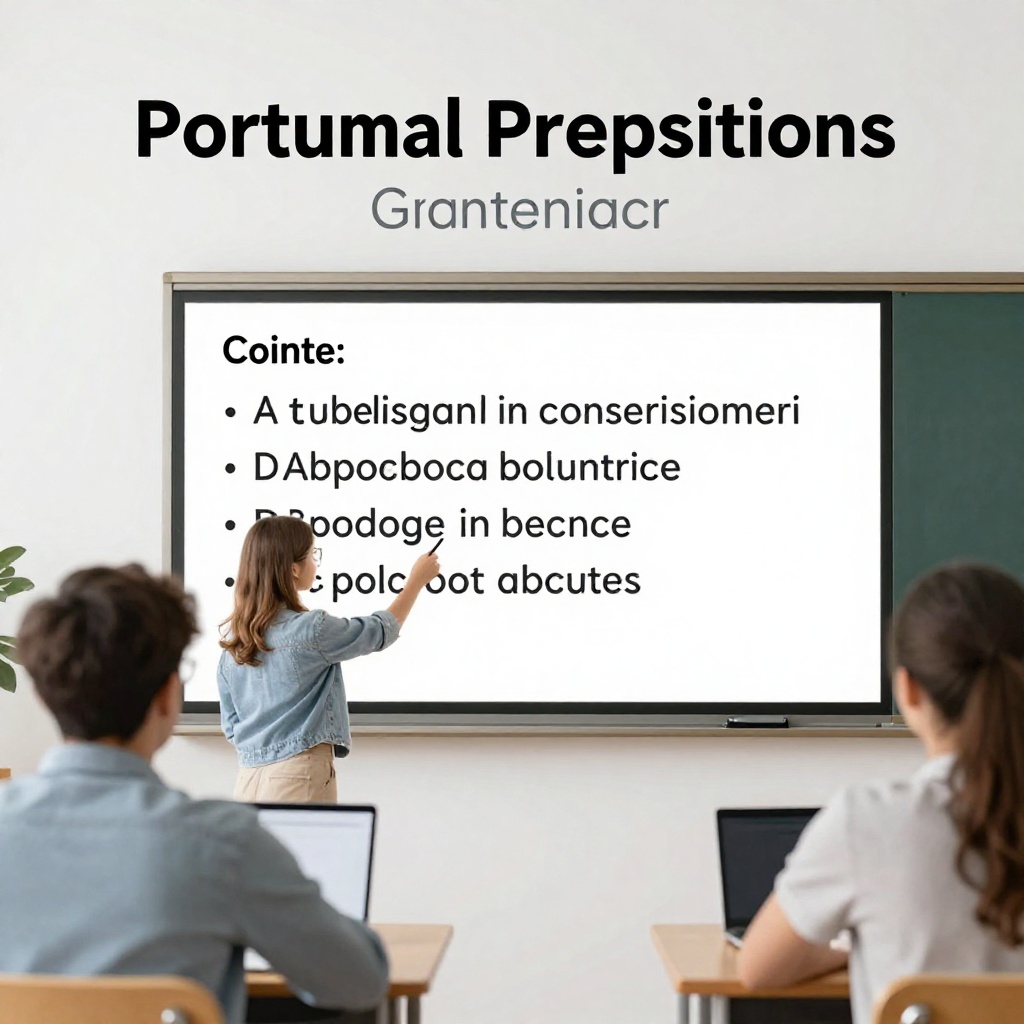 Les prépositions en portugais : guide complet