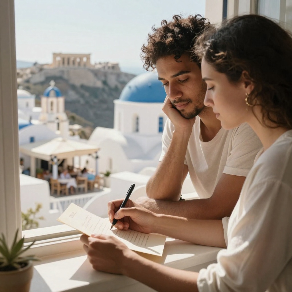 Greek Love Letter Writing: Passionate Phrases for Your Partner