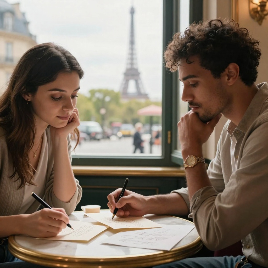 French Love Letter Writing: Romantic Phrases for Your Partner