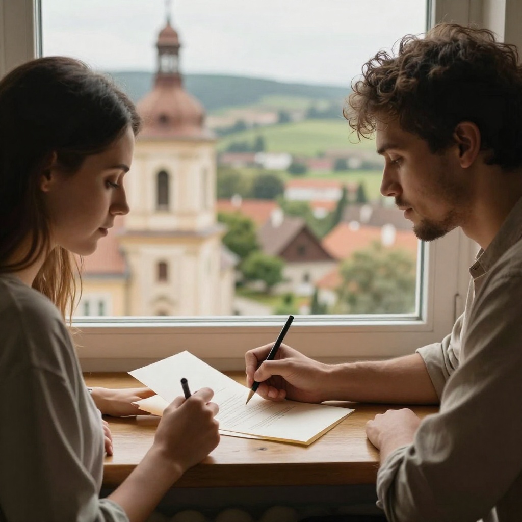 Romanian Love Letter Writing: Romantic Phrases with Dor